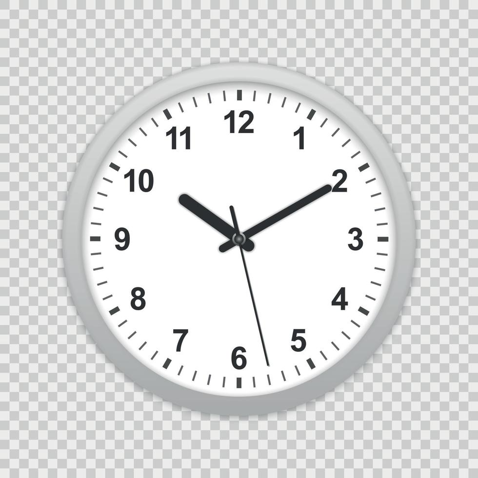 icono de reloj de oficina de pared. vector