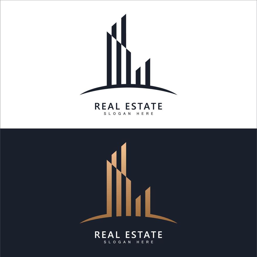 Real estate logo template vector.Abstract house icon vector