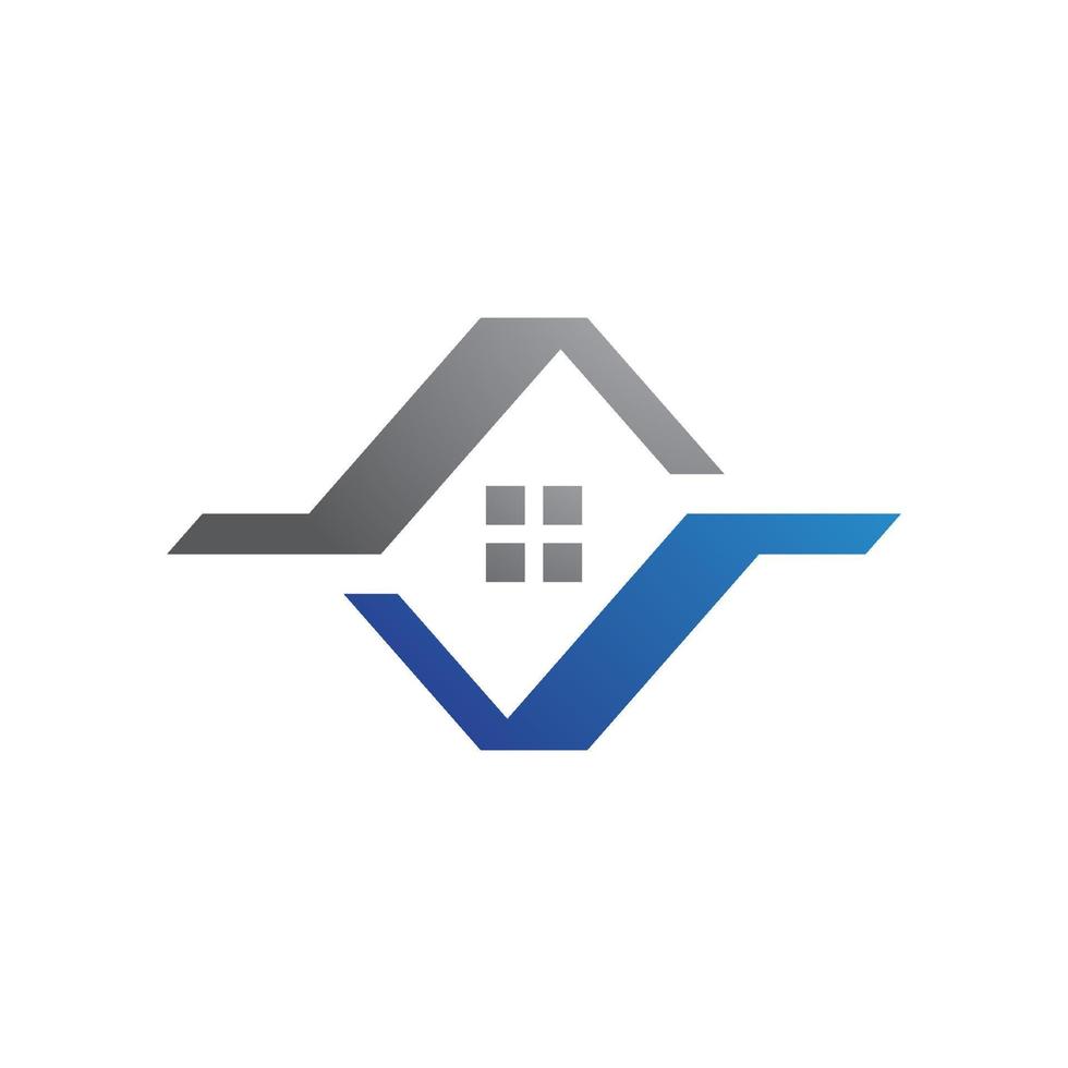 Real estate logo template vector.Abstract house icon vector