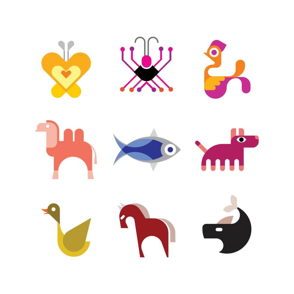 Animal Vector Icon Set