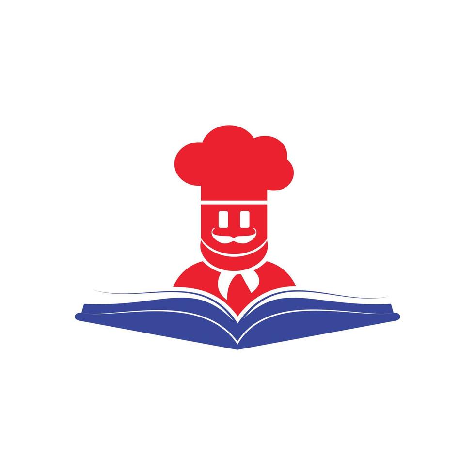 plantilla de diseño de logotipo de vector de estudio de chef. diseño de icono de ilustración de logotipo de educación de cocina de alimentos.