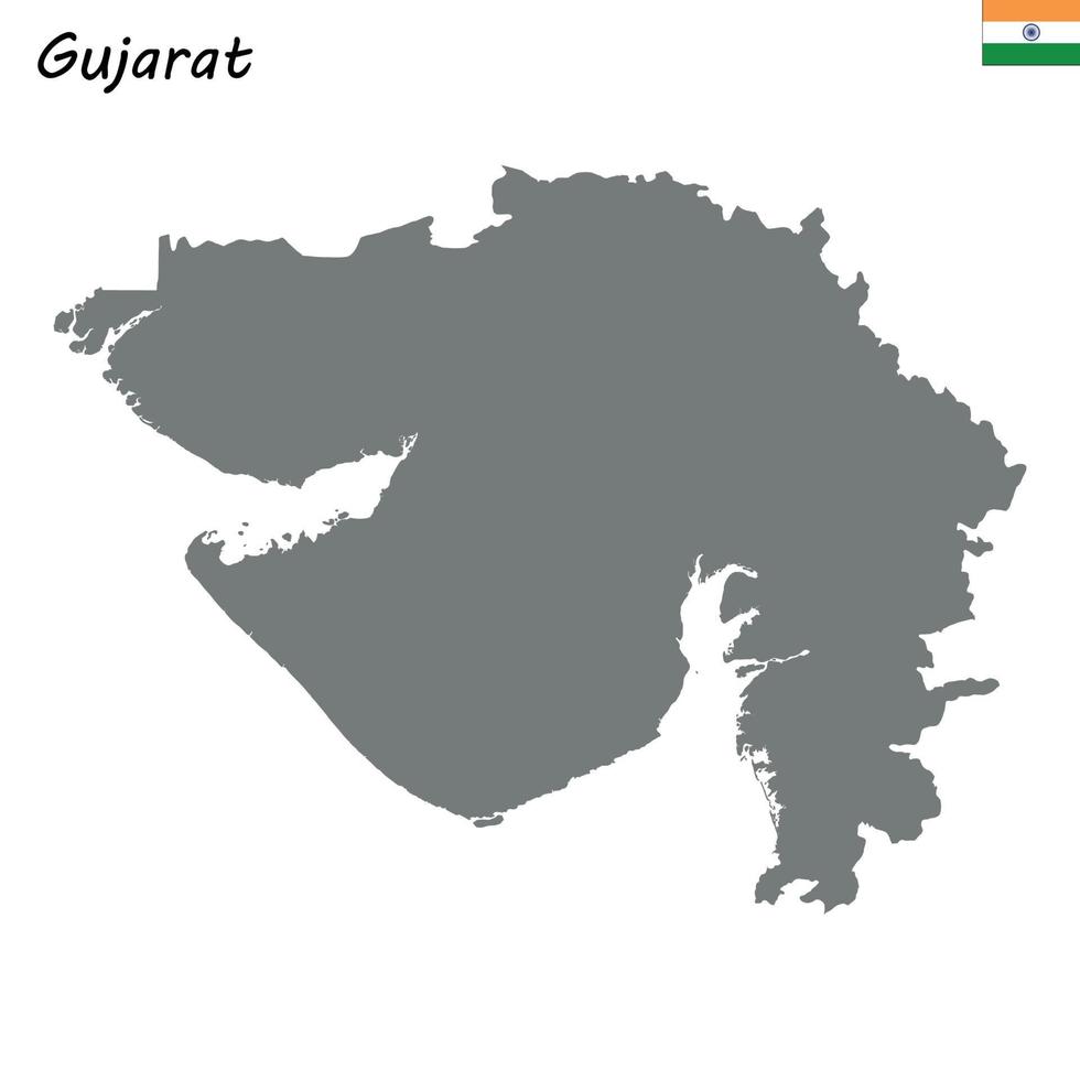 map of state of India vector
