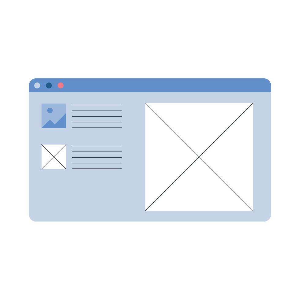 internet template webpage vector