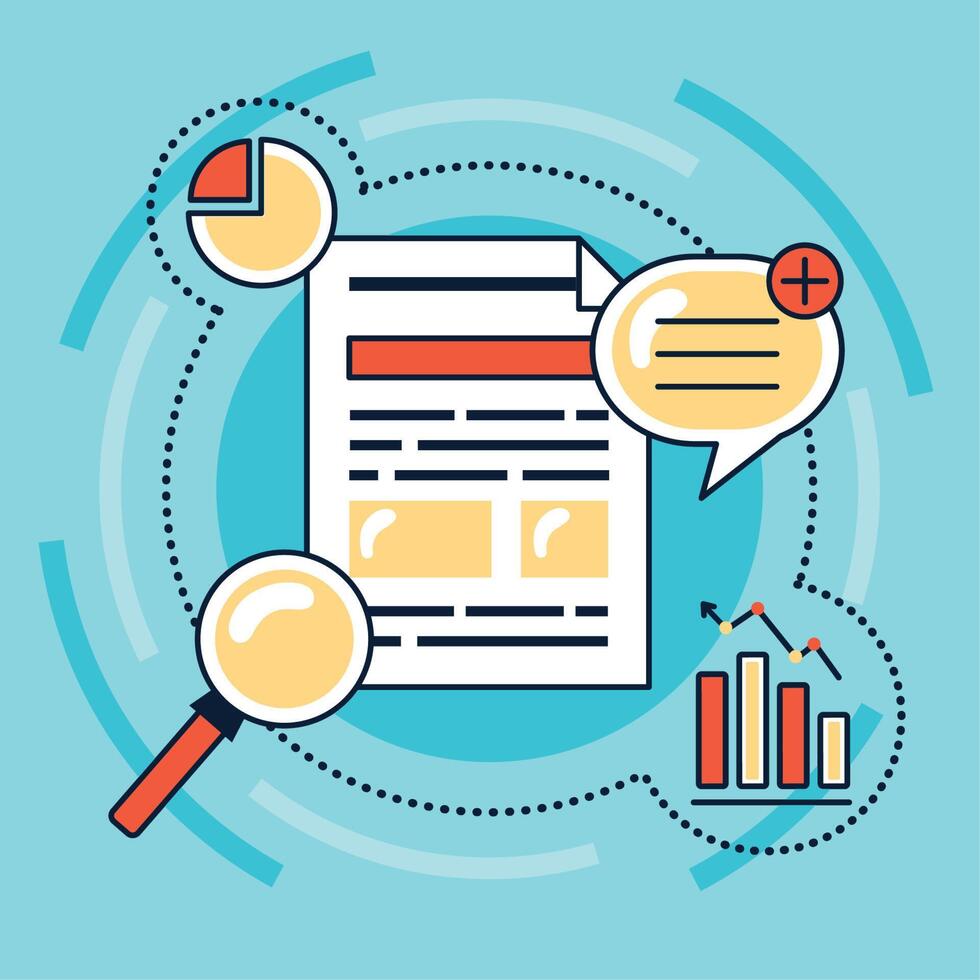 research concept with document 11174899 Vector Art at Vecteezy