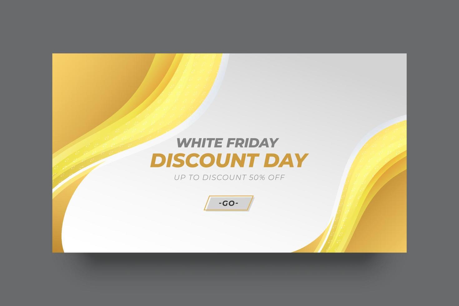 Black friday web banner design vector