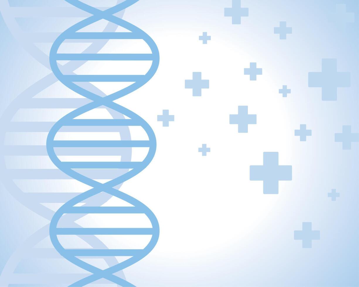 health background with dna vector