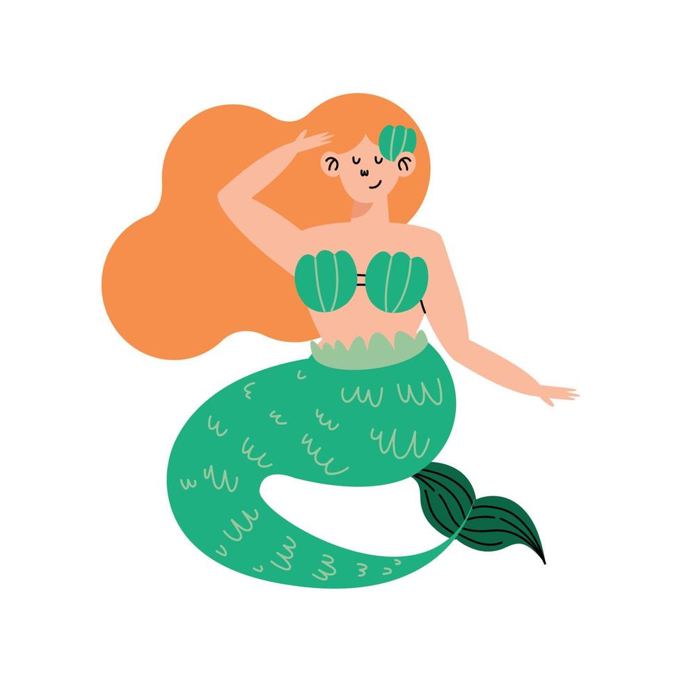 mermaid vector icon