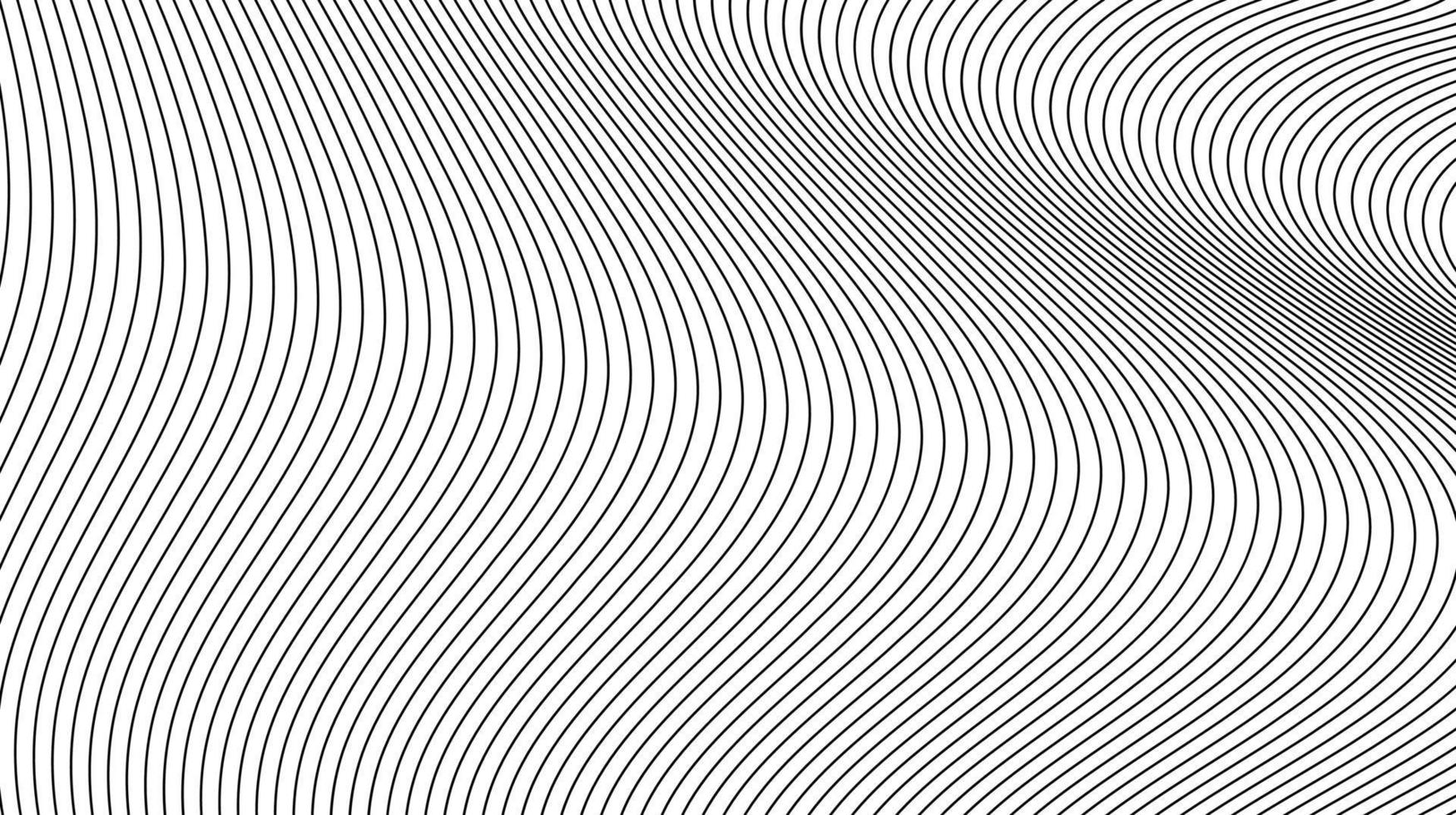 black striped background. topographic line round lines abstract vector