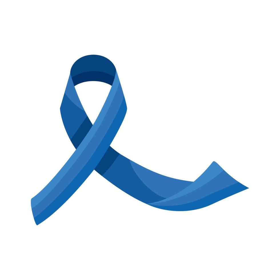 prostate cancer blue ribbon vector