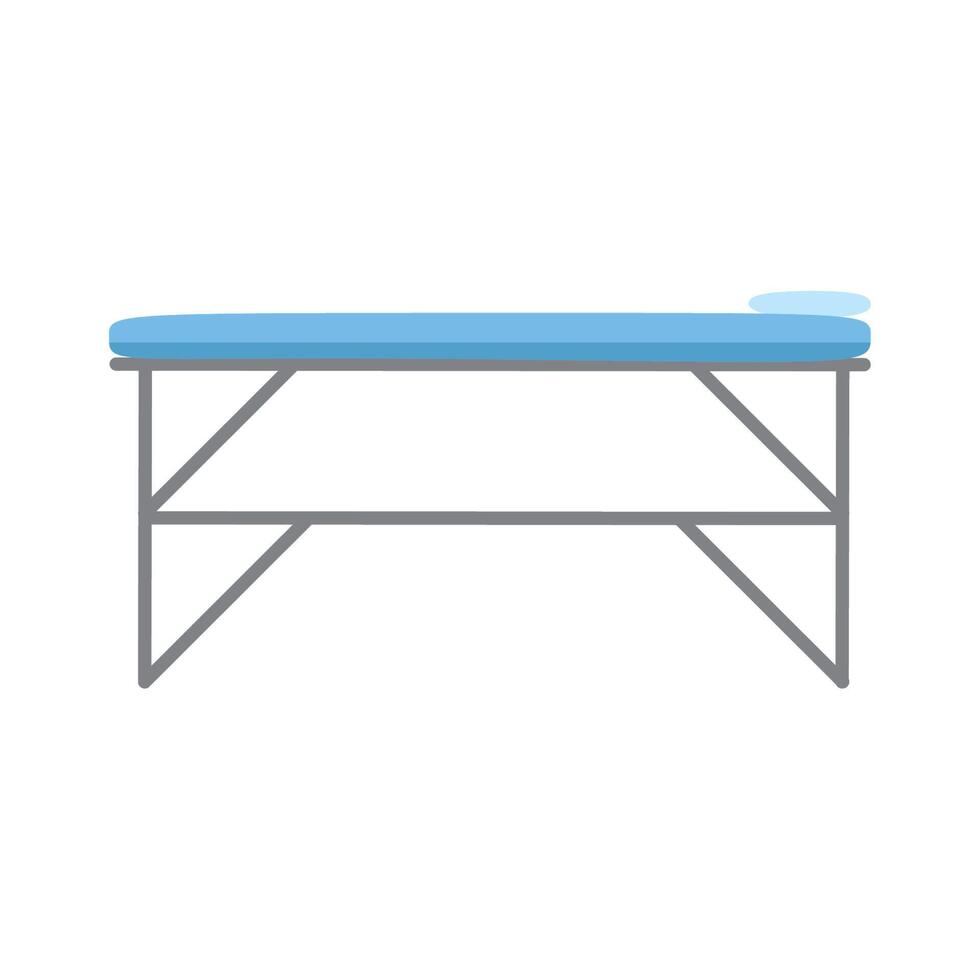 medical stretcher hospital equipment vector