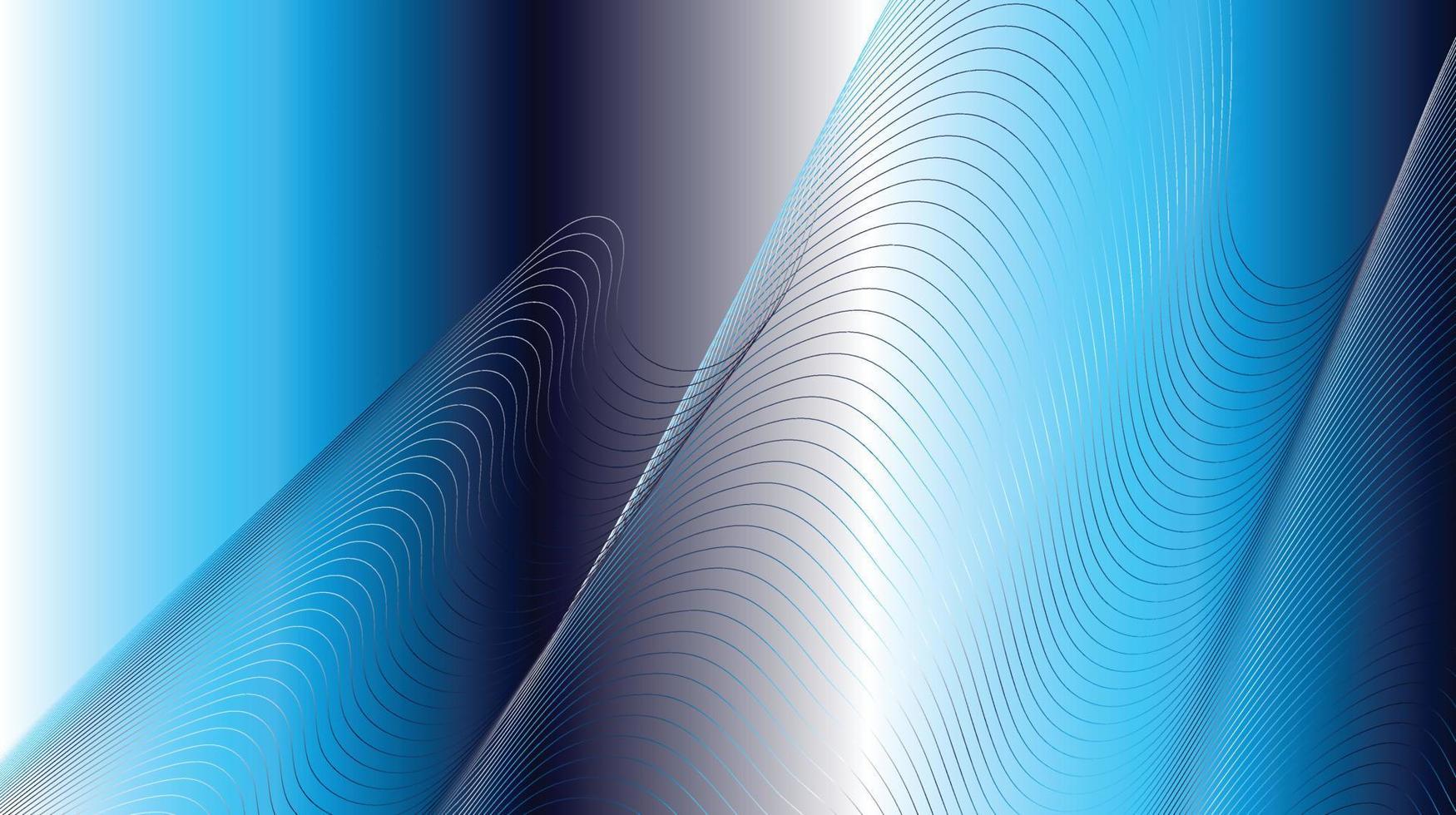 abstract wave lines. Abstract wave element for design. Digital frequency track equalizer. Stylized line art background vector