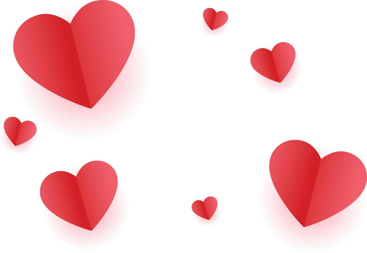 Vector set heart shape. Valentine's Day, medicine concept. Love passion concept