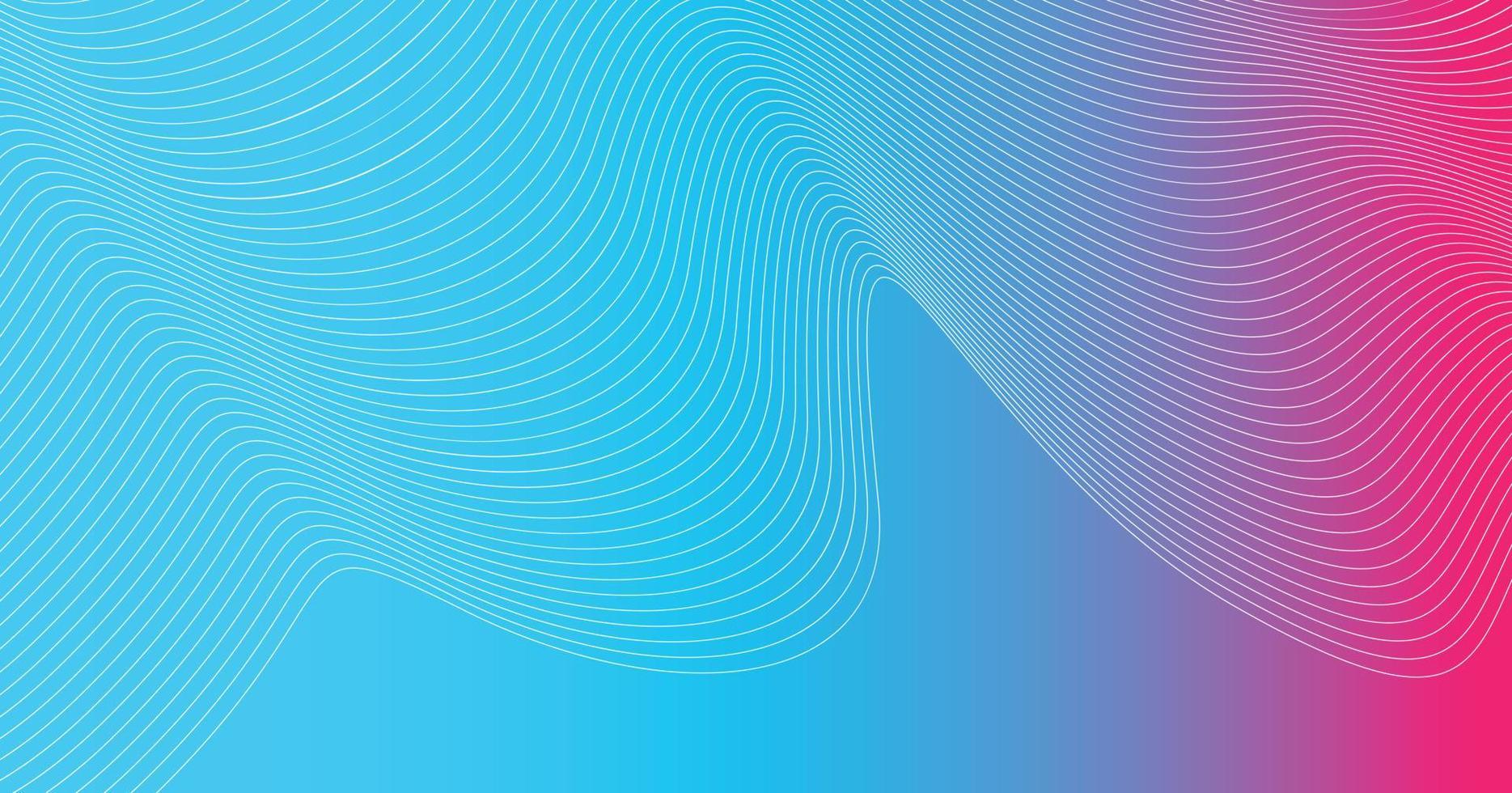 pattern of lines. minimal round lines abstract futuristic tech background vector
