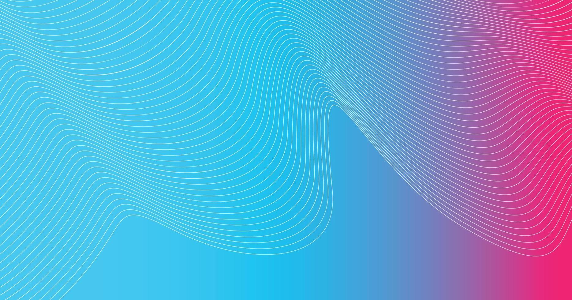 patrón de líneas. fondo de tecnología futurista abstracto de líneas redondas mínimas vector