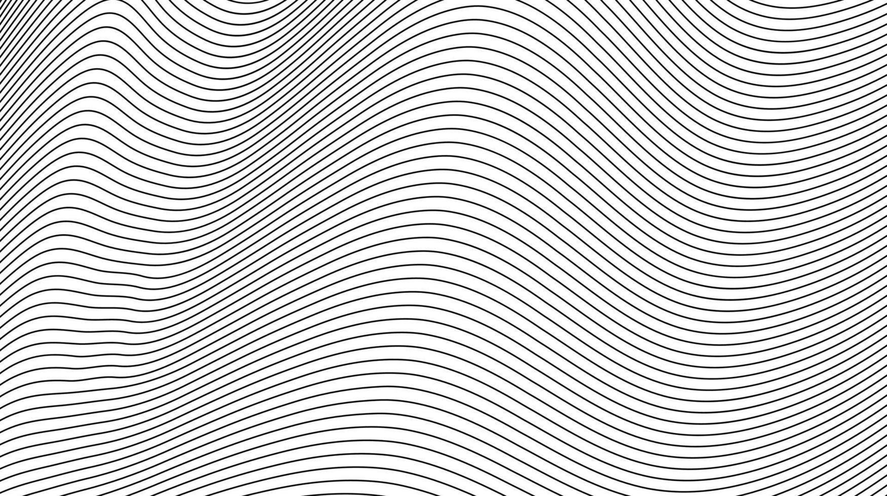 Abstract background made of curved lines vector