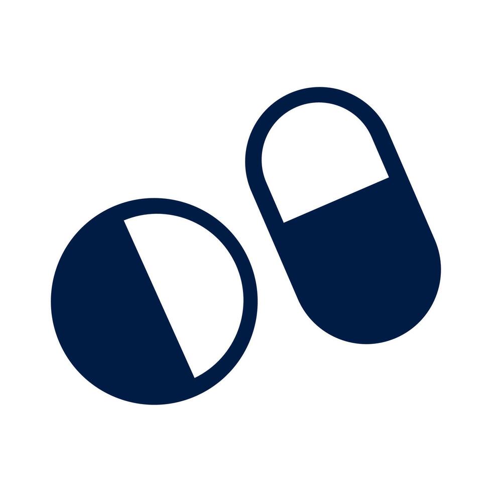capsule and pill medicine vector