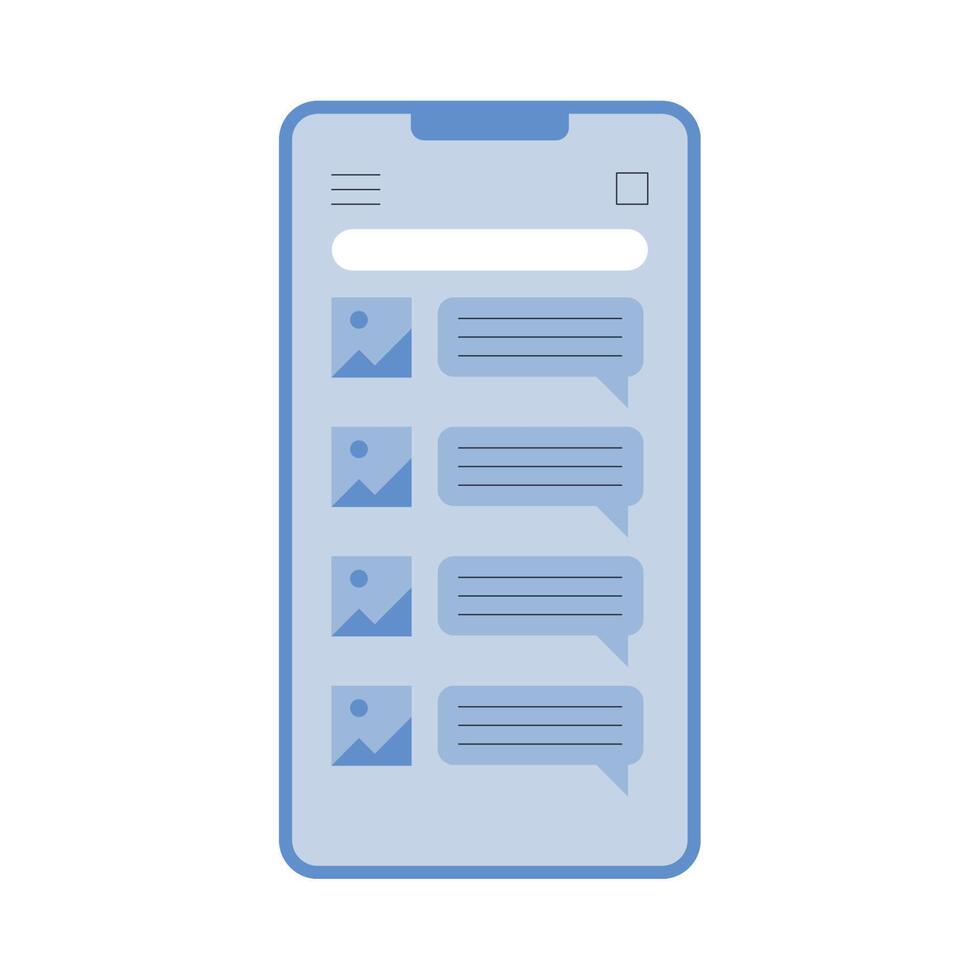 smartphone device technology vector