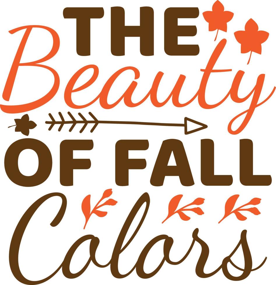 Autumn t shirt design vactor vector