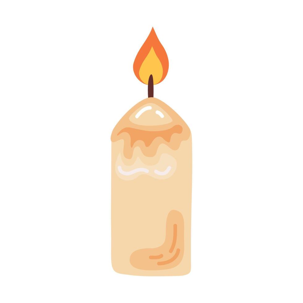 candle wax religious vector