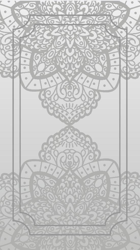 vector illustration of mandala background for banner etc