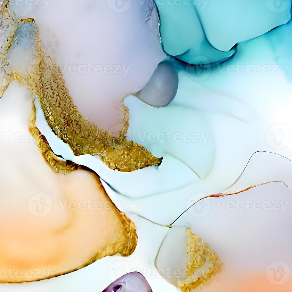 Alcohol ink abstract texture, trendy wallpaper. Art for design project as background for invitation or greeting cards, flyer, poster, presentation, wrapping paper photo