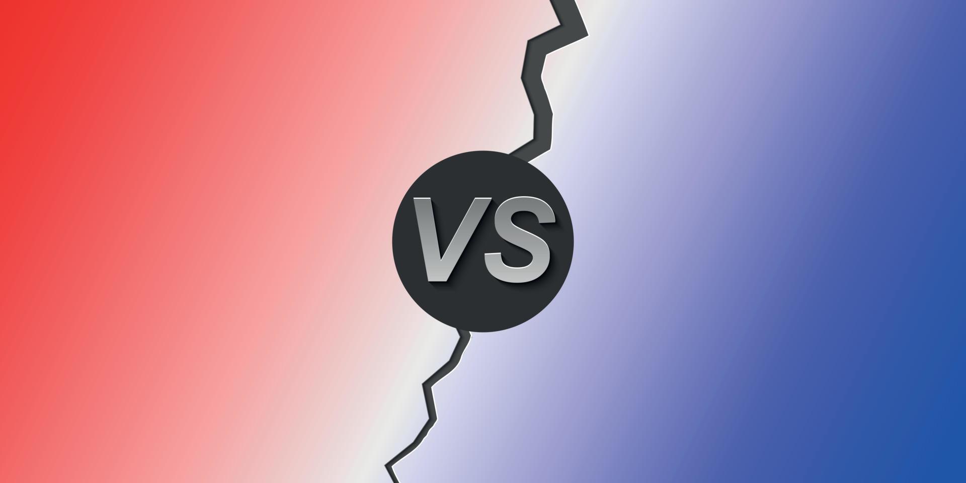 versus fondo de pantalla. ilustración vectorial vector