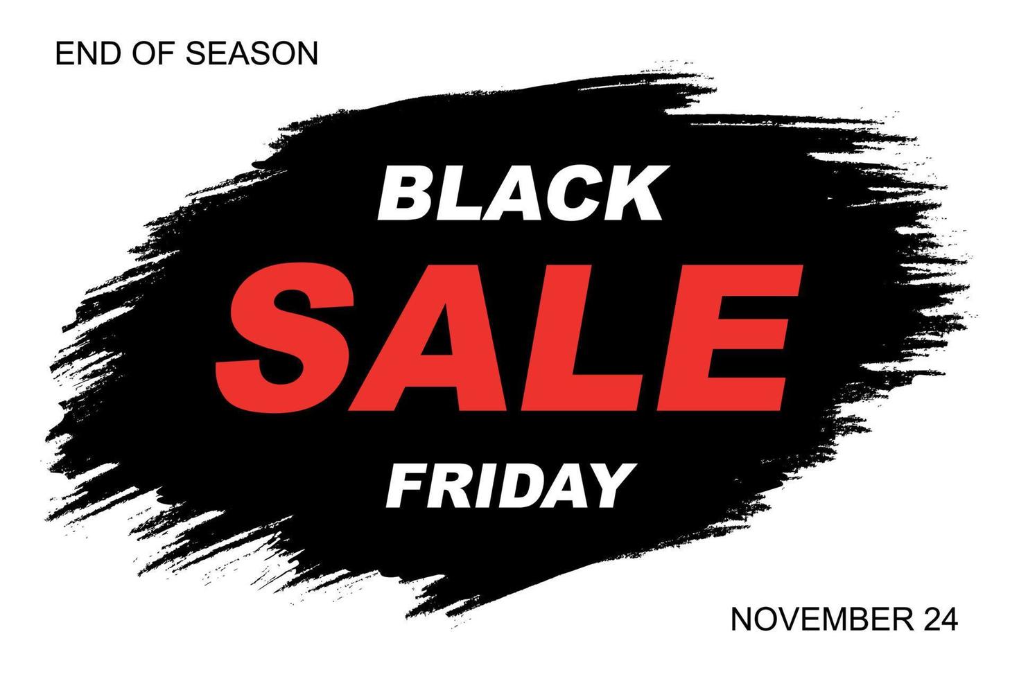 Black friday sale banner . Vector illustration