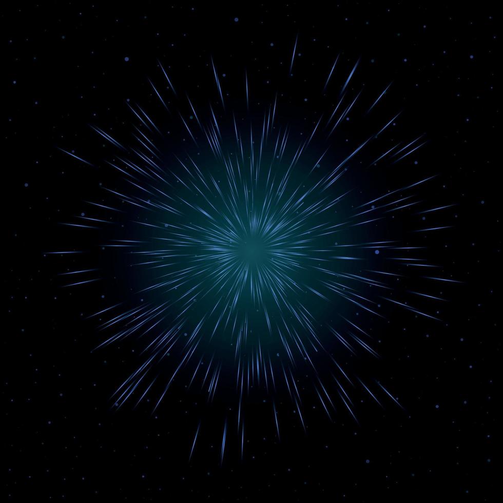 firework lines with particle star dust vector