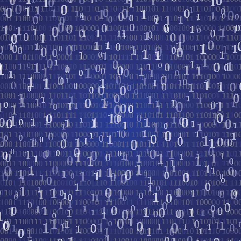Abstract Background with Numbers. . Vector illustration
