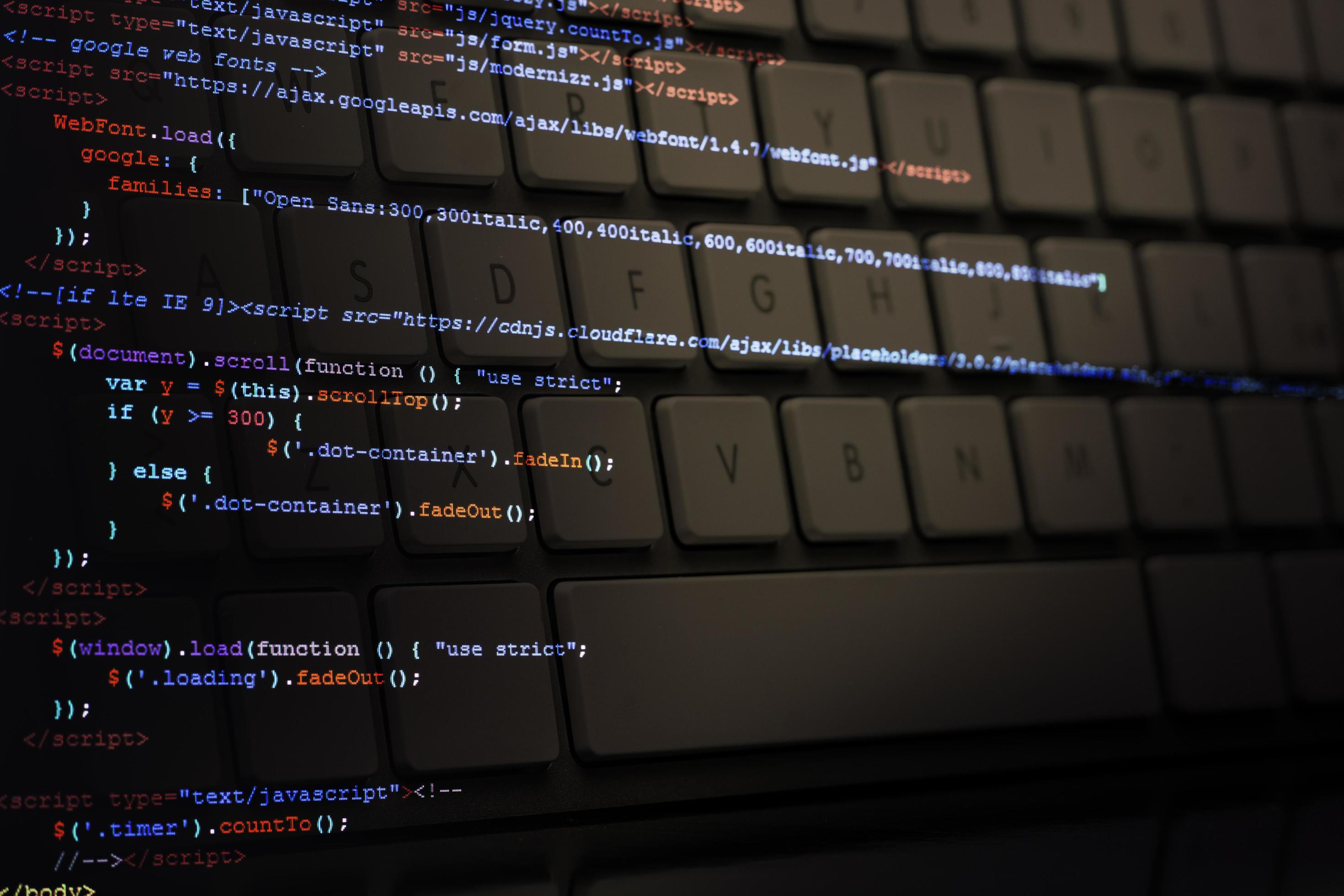 Computer program coding on screen 11177457 Stock Photo at Vecteezy