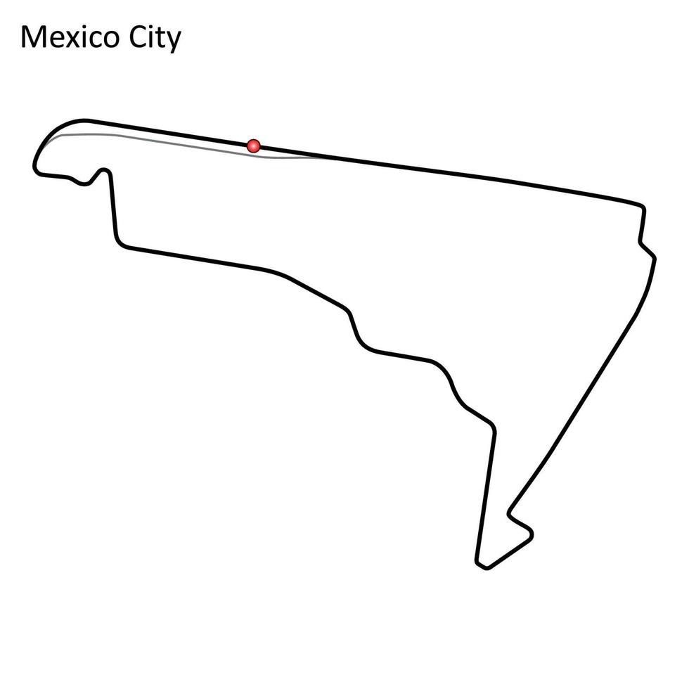 Autodromo Hermanos Rodriguez vector