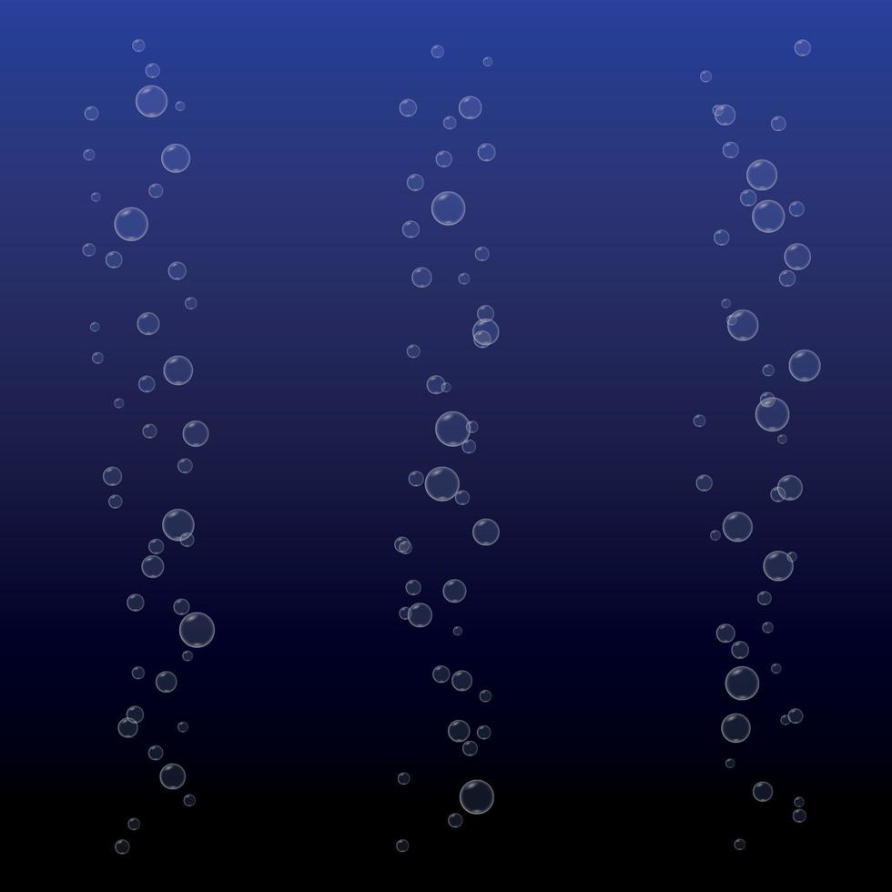 water fizzing bubbles vector
