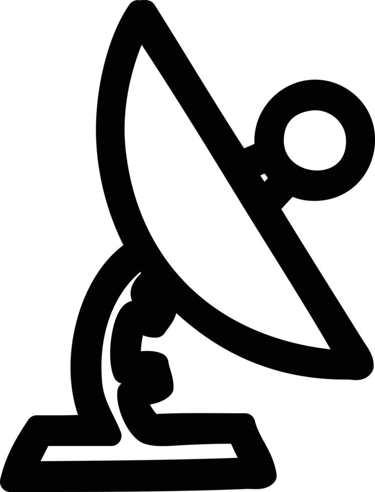 satellite dish icon vector