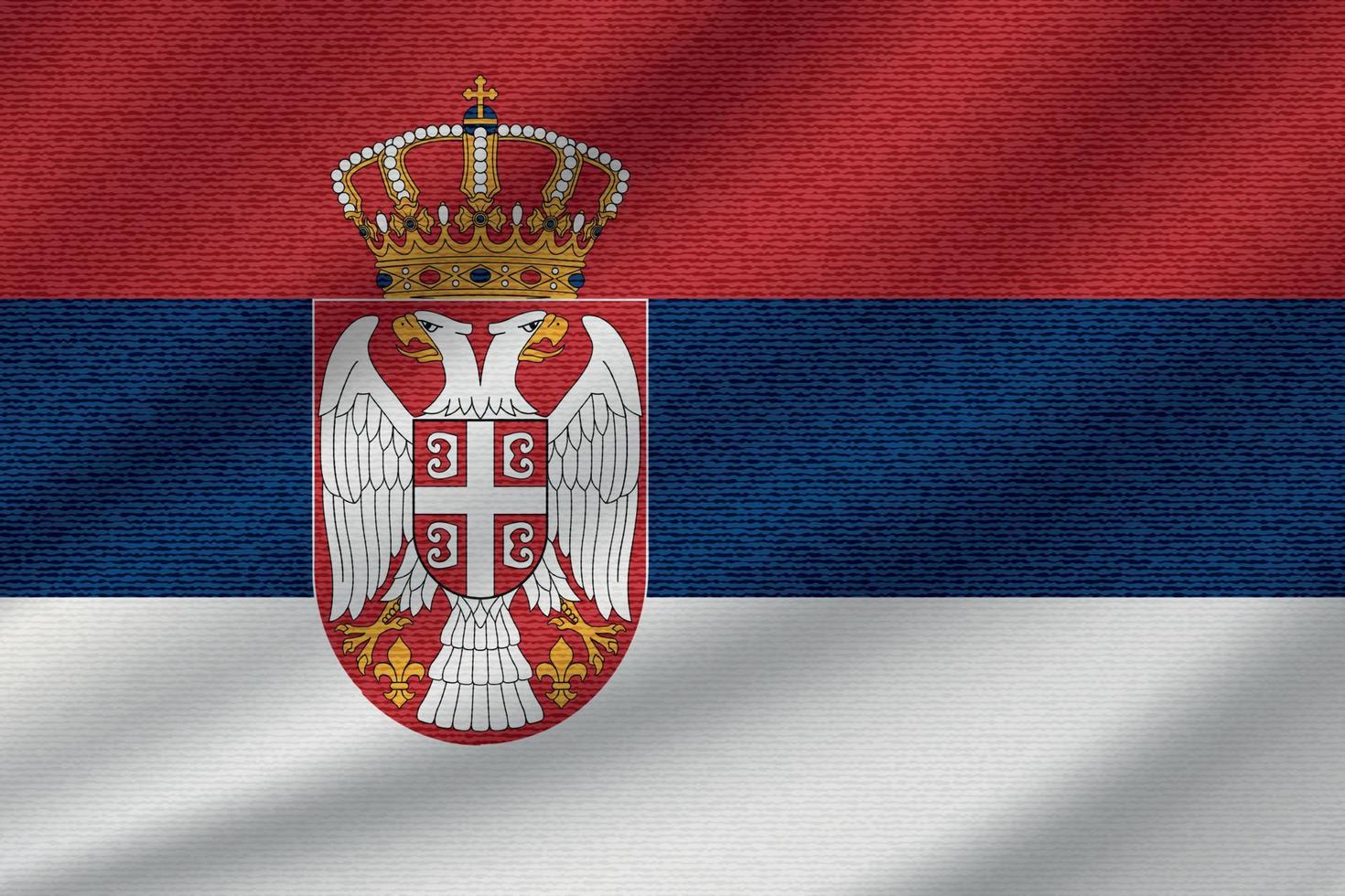 national flag of Serbia vector