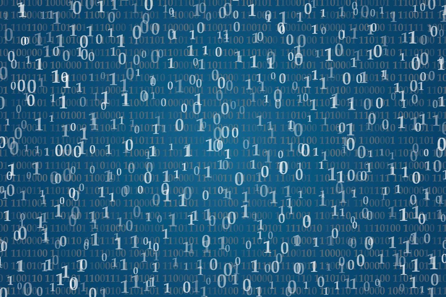 Abstract Background with Numbers. . Vector illustration