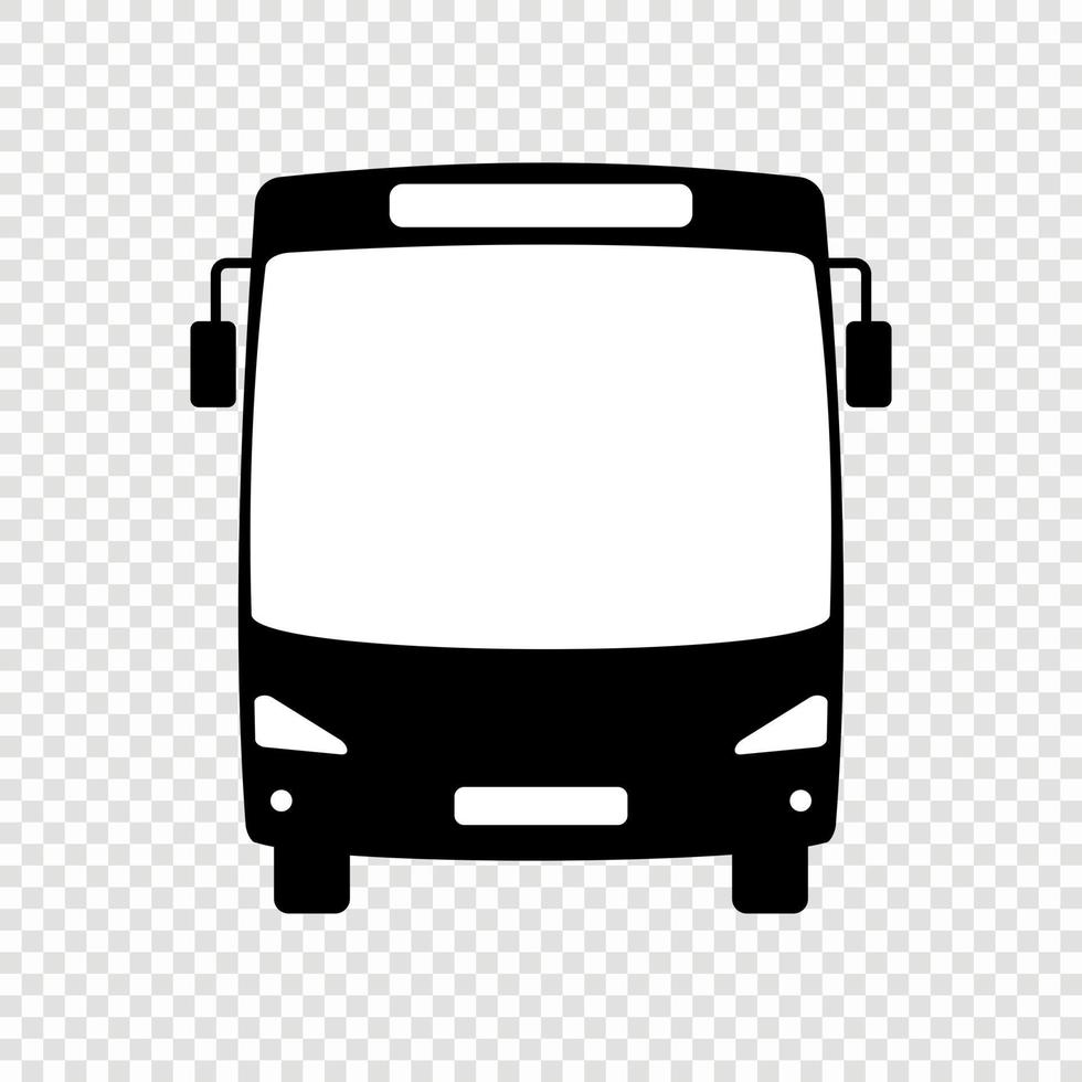 Bus vector icon . Vector