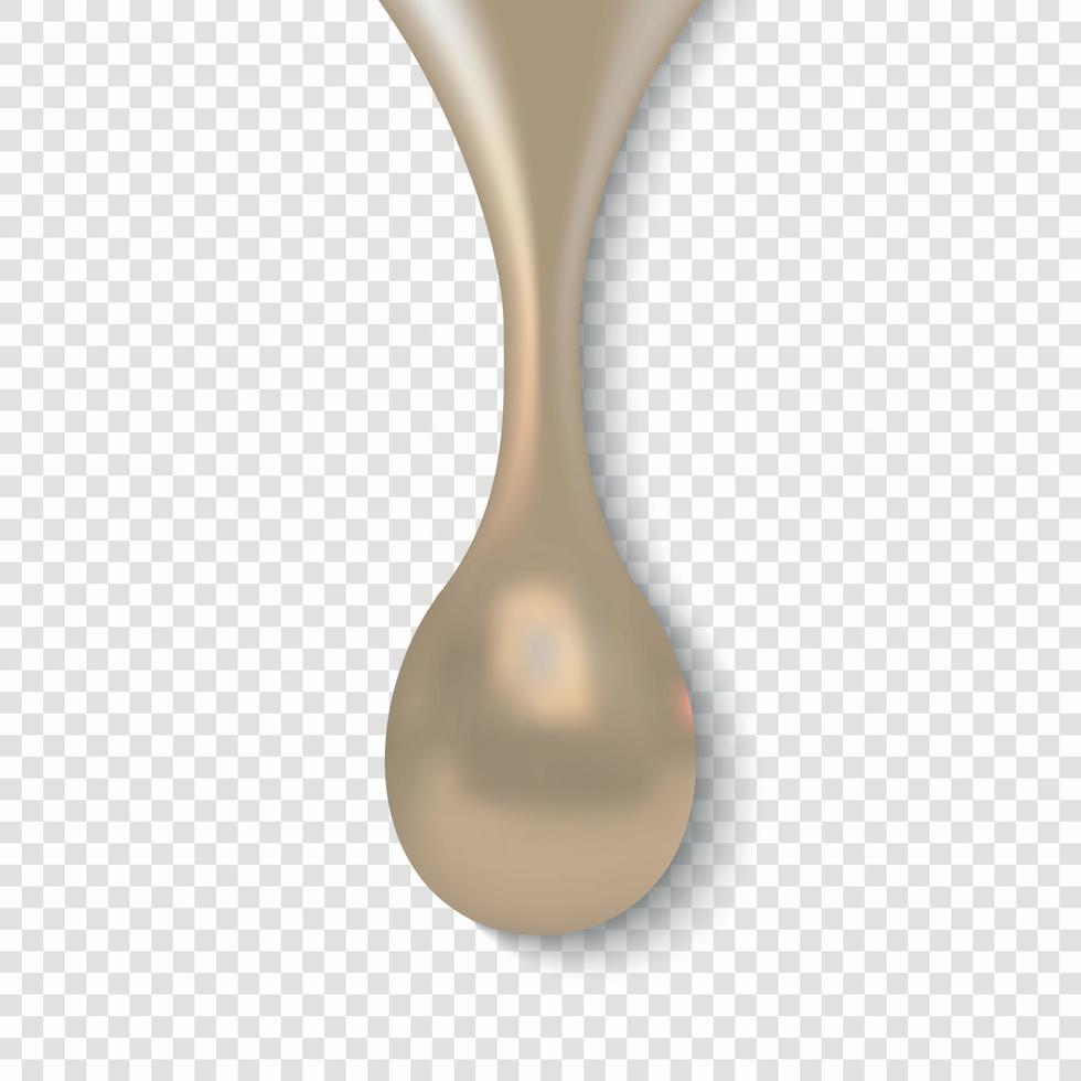 gota de crema vector