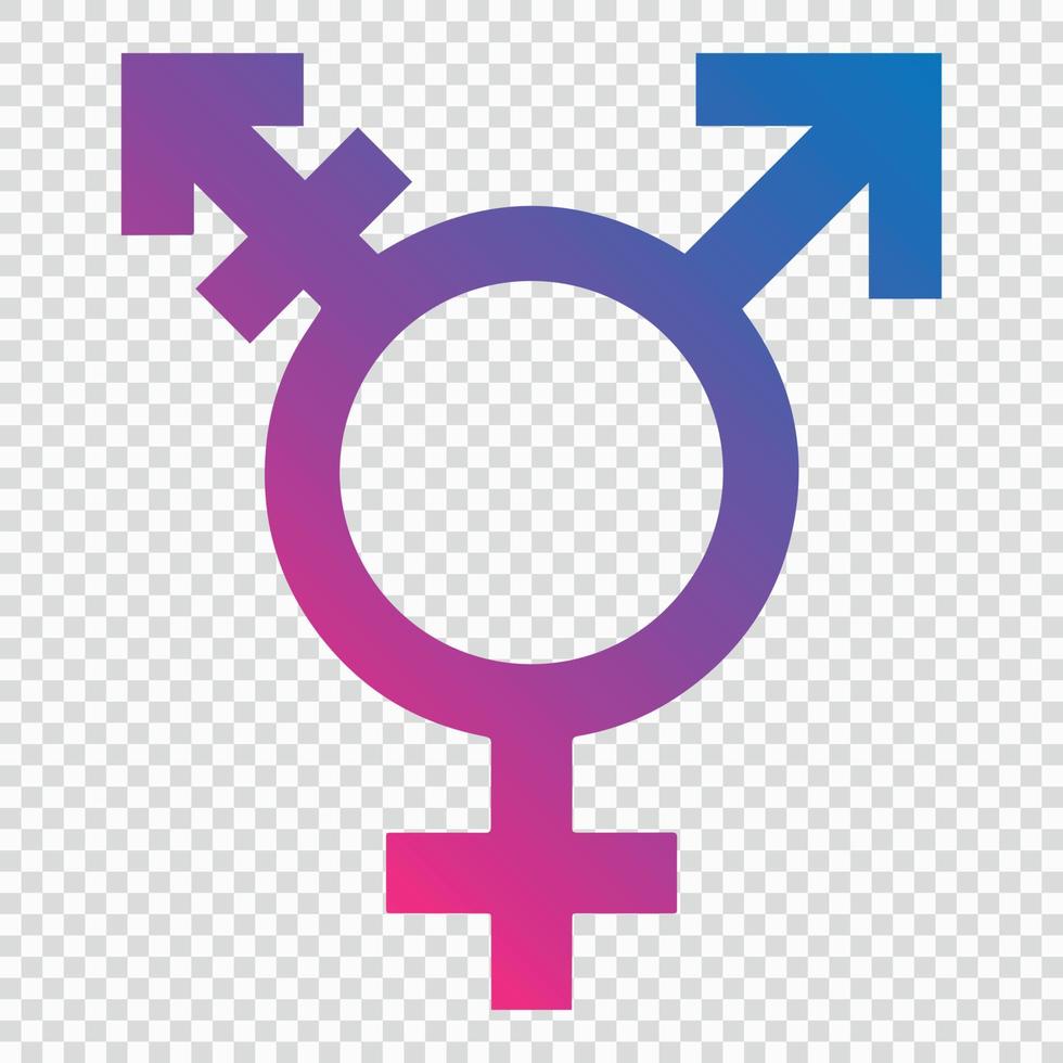 transgender symbol . Vector . Vector illustration