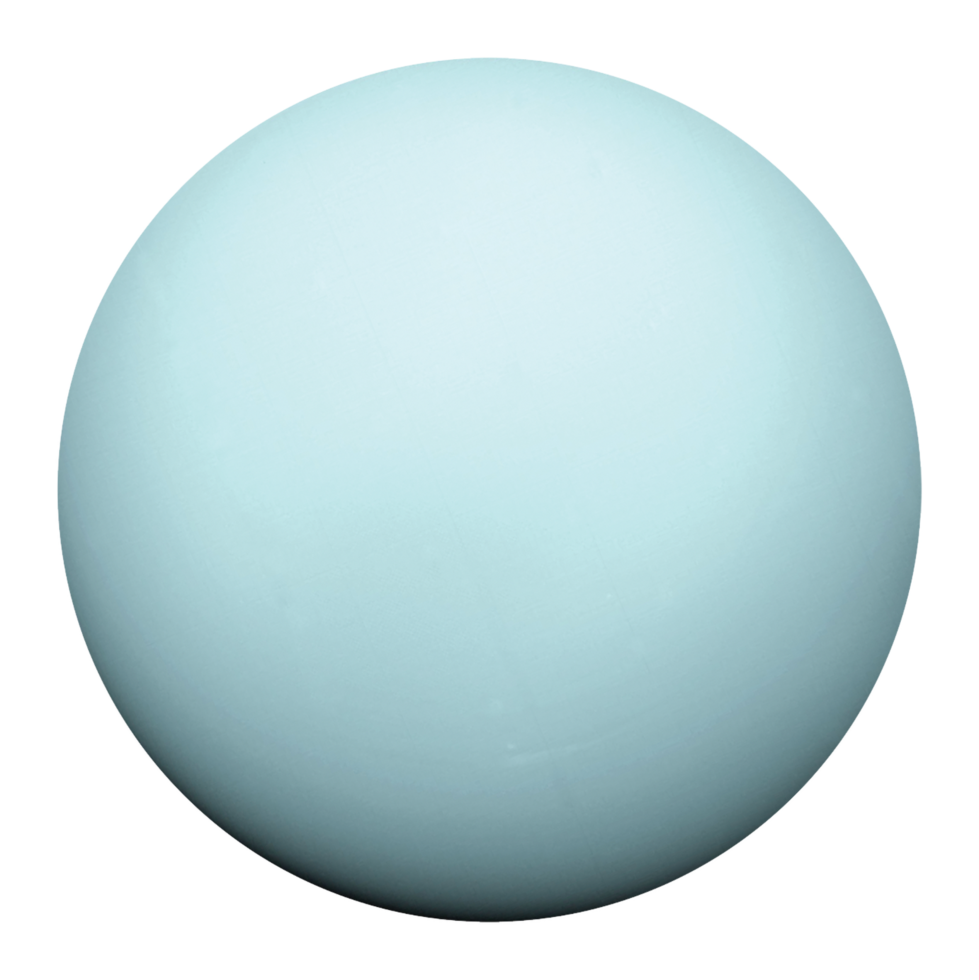 Uranus on space background. Elements of this image furnished by NASA. png
