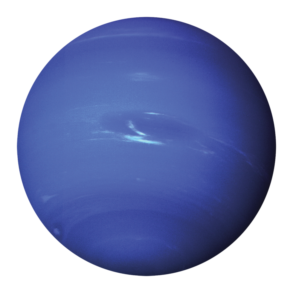 Neptune on space background. Elements of this image furnished by NASA. png