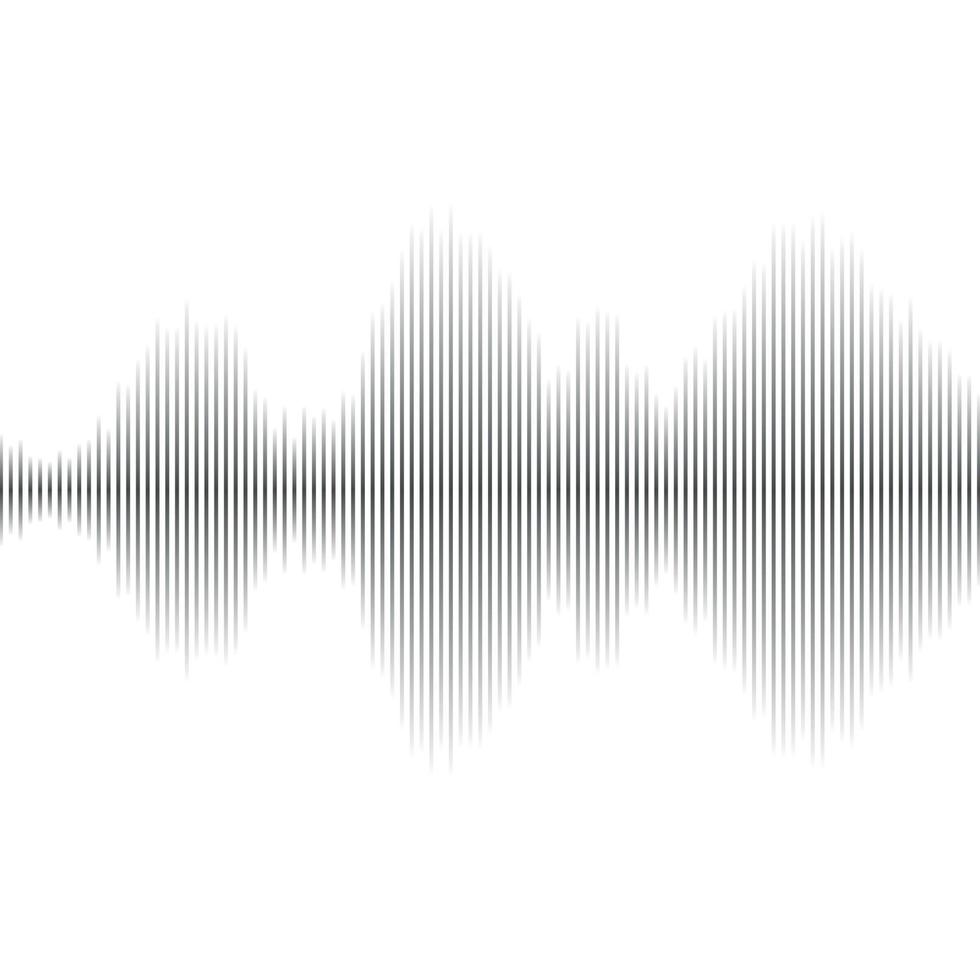 multicolor sound wave from equalizer background vector