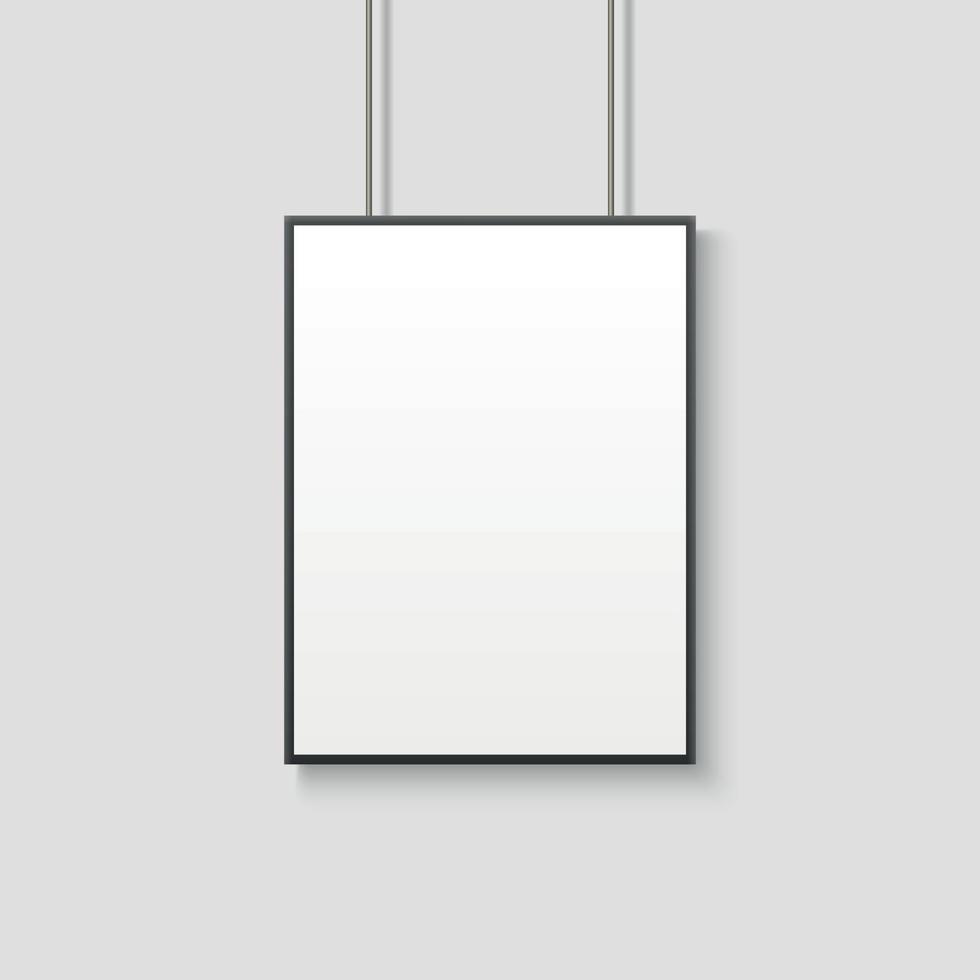 White poster mockup 11178976 Vector Art at Vecteezy