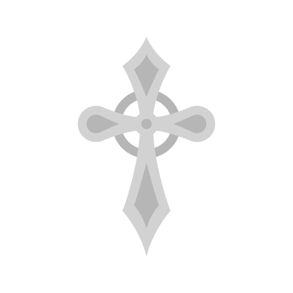 Christian Cross isolated on white background vector