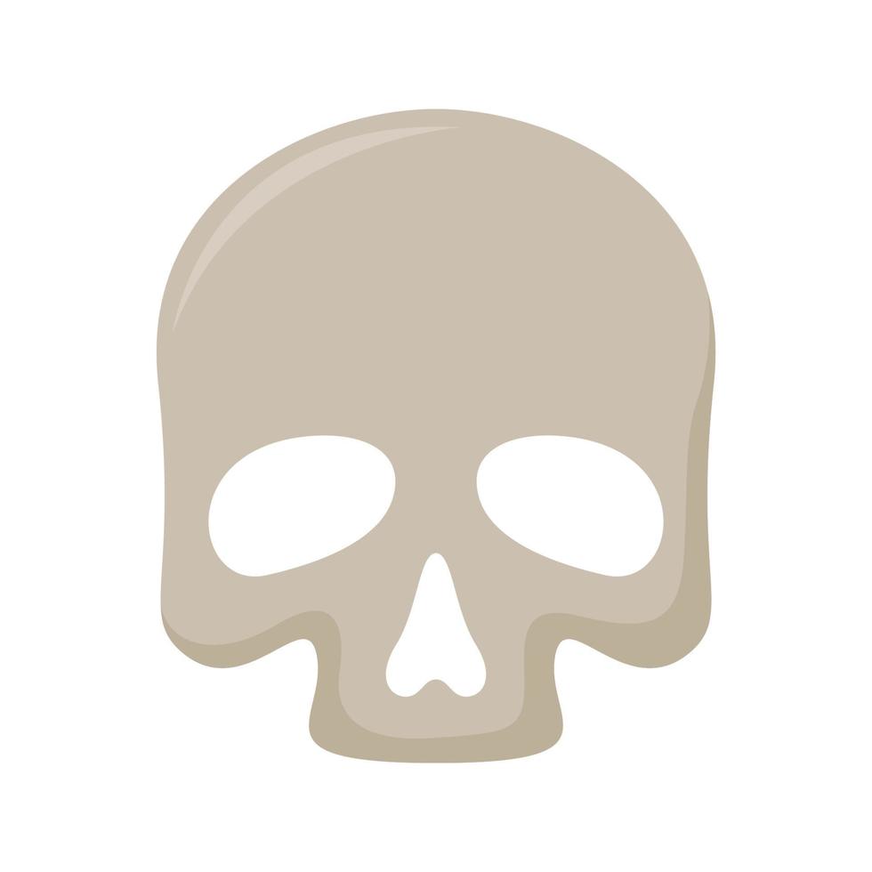 Skull isolated on white background vector