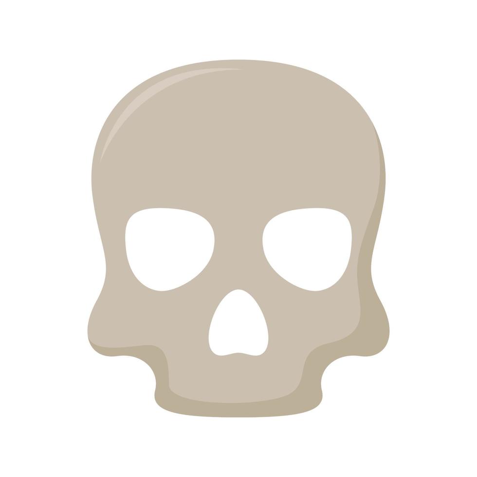 Skull isolated on white background vector