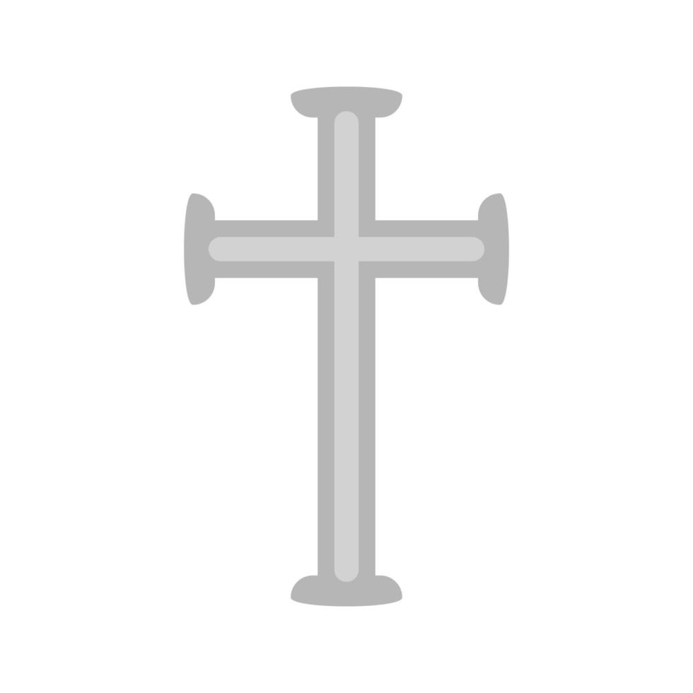 Christian Cross isolated on white background vector