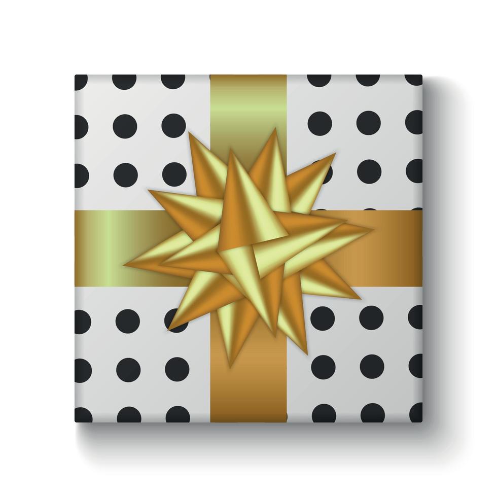 holiday gift box vector