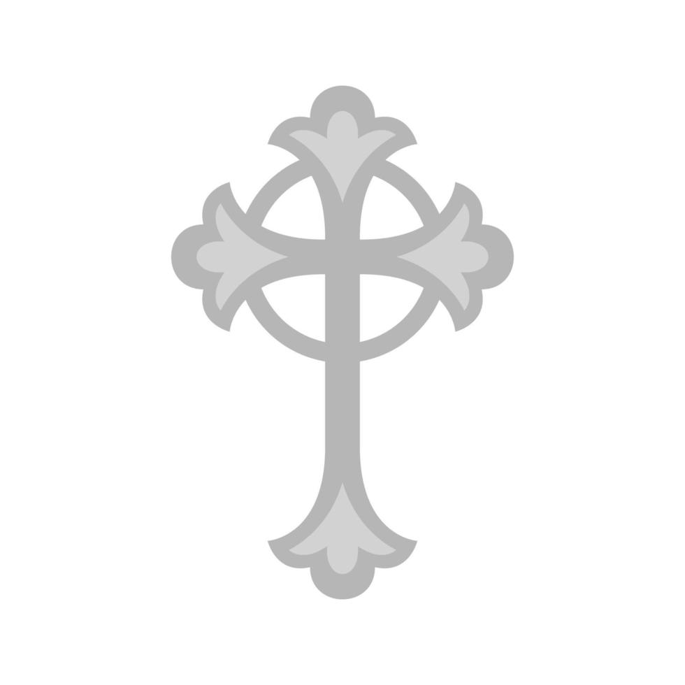 Christian Cross isolated on white background vector
