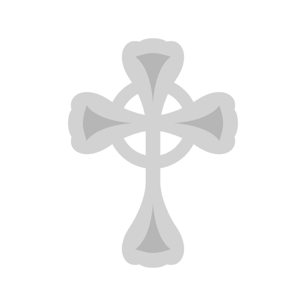 Christian Cross isolated on white background vector