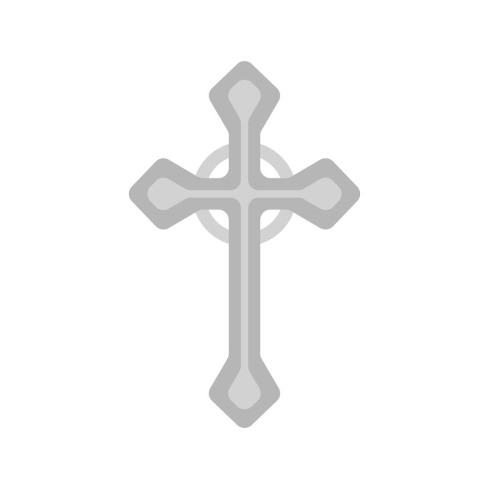 Christian Cross isolated on white background vector